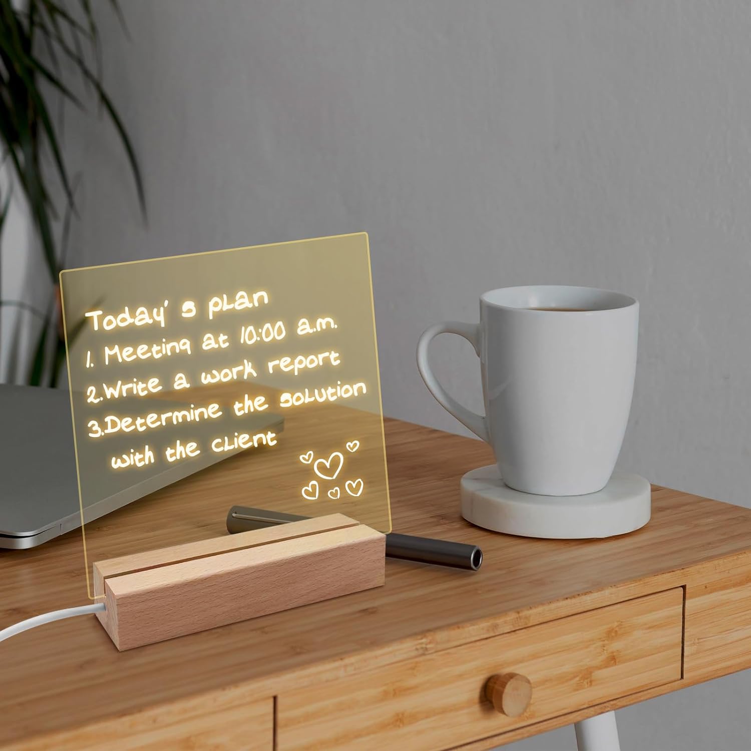 LED Note Board Acrylic Light