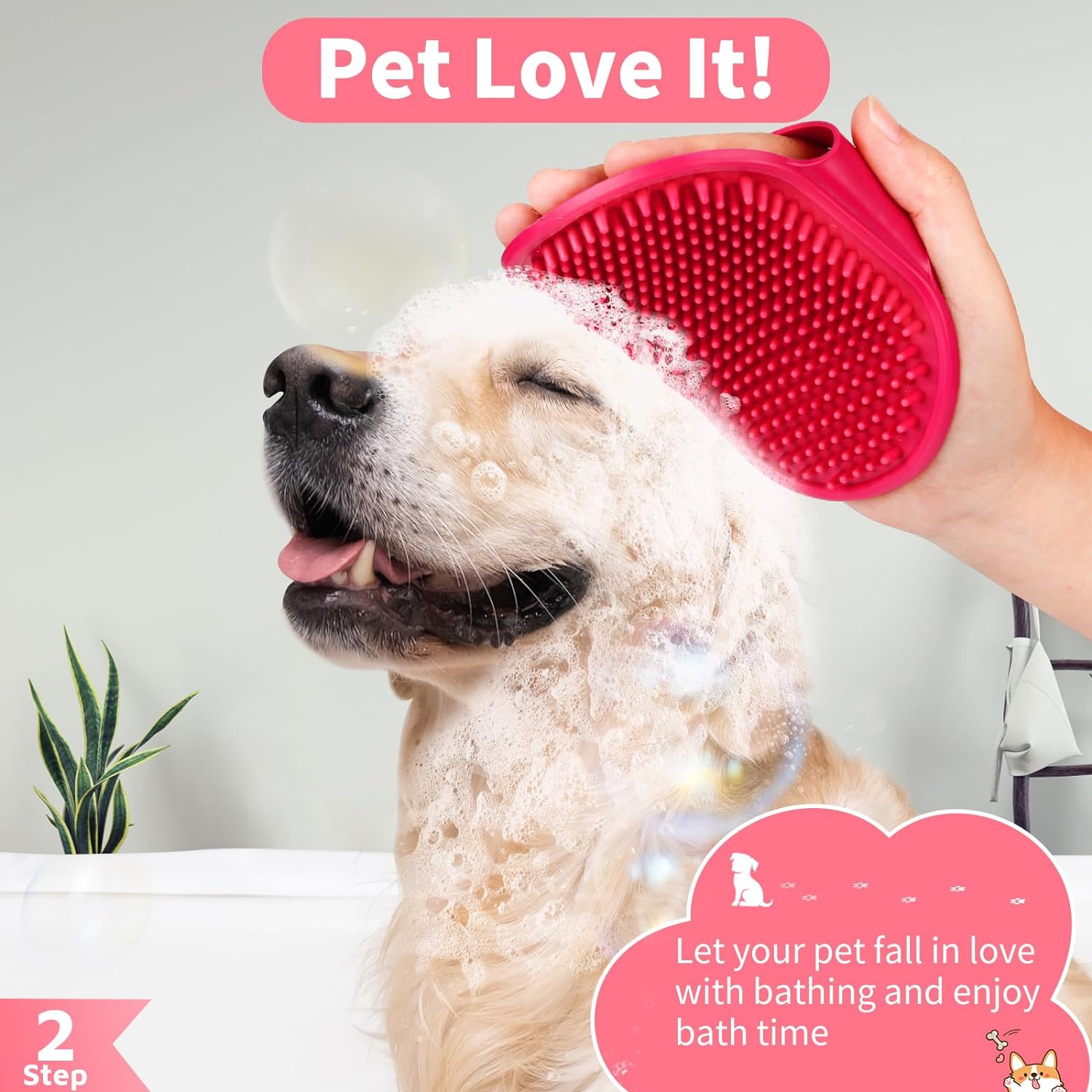 Dog Bath Brush